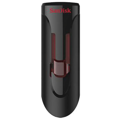 Флеш-диск 16 GB, SANDISK Cruzer Glide, USB 2.0, черный, SDCZ60-016G-B35