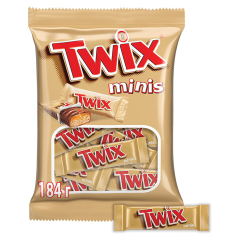 Шоколадные батончики TWIX "Minis", 184 г, 2263